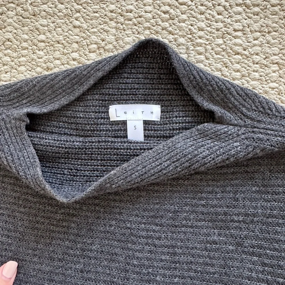 Leith grey Ribbed Sweater - Picture 2 of 2
